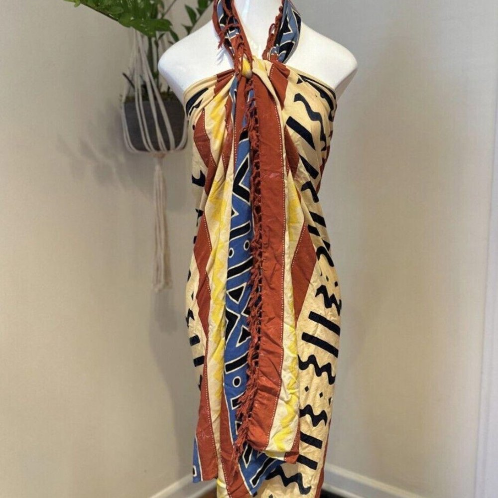 Women Dress Sarong Beach Cover Up Tribal Print